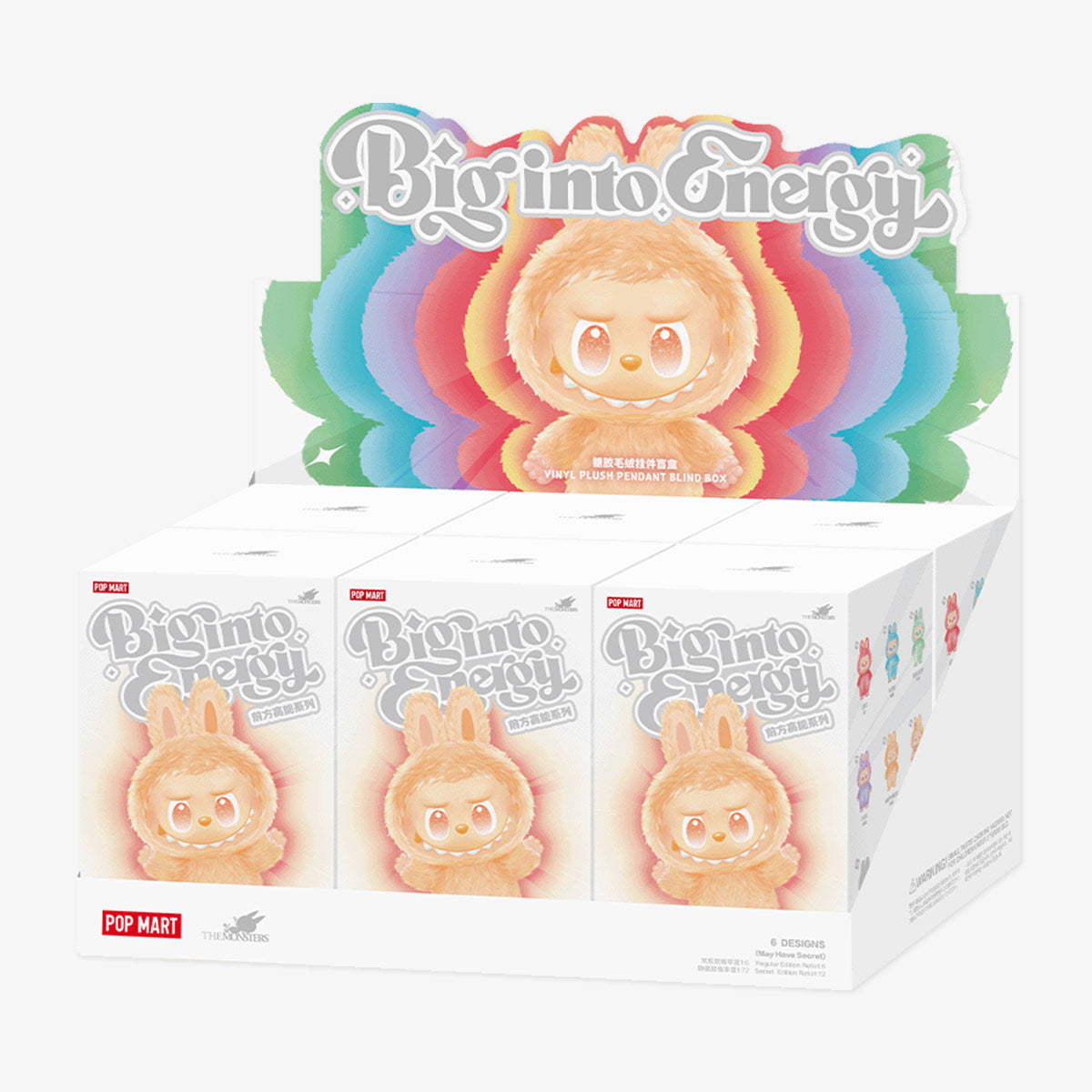 Labubu V3 – Big into Energy Series | Full Box (6 pcs)