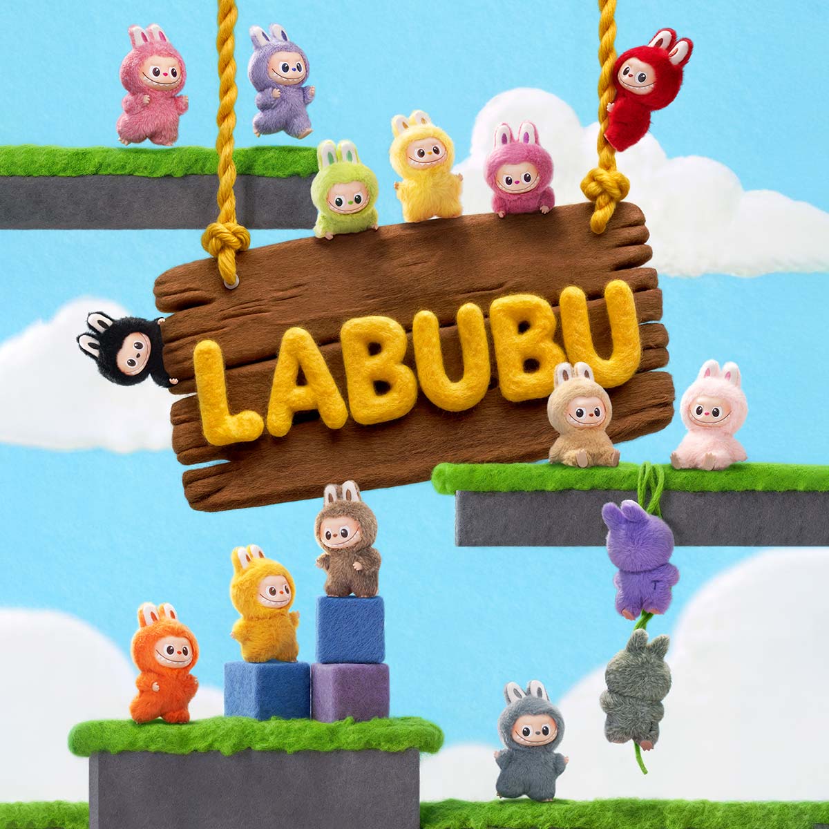 Labubu Pin For Love Series Blind Box (N–Z Full Set)
