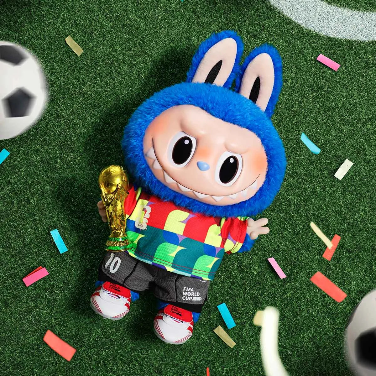 THE MONSTERS × FIFA Series – Catch The Win Vinyl Plush Doll (Special Edition)