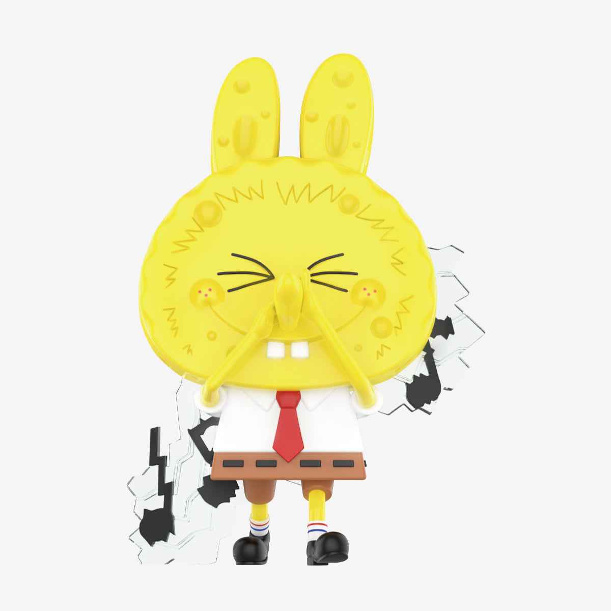 Labubu × Spongebob – "Nose Flute" Figurine | Exclusive Drop