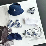 Dior oblique denim outfit