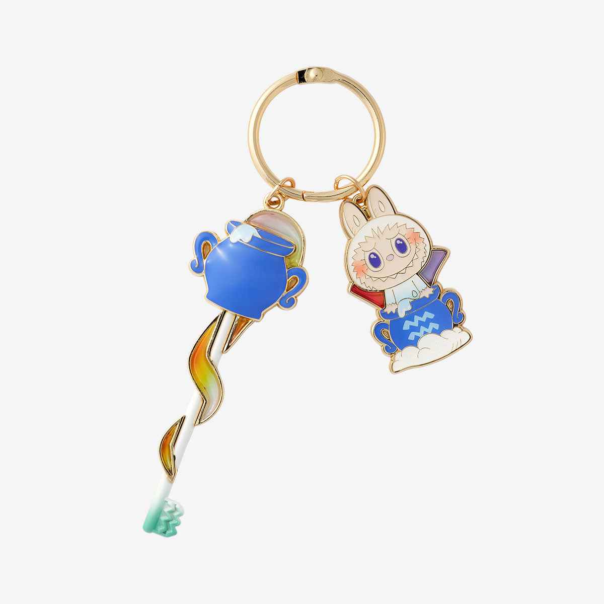 Labubu Aquarius – Constellation Series Pendant Keychain