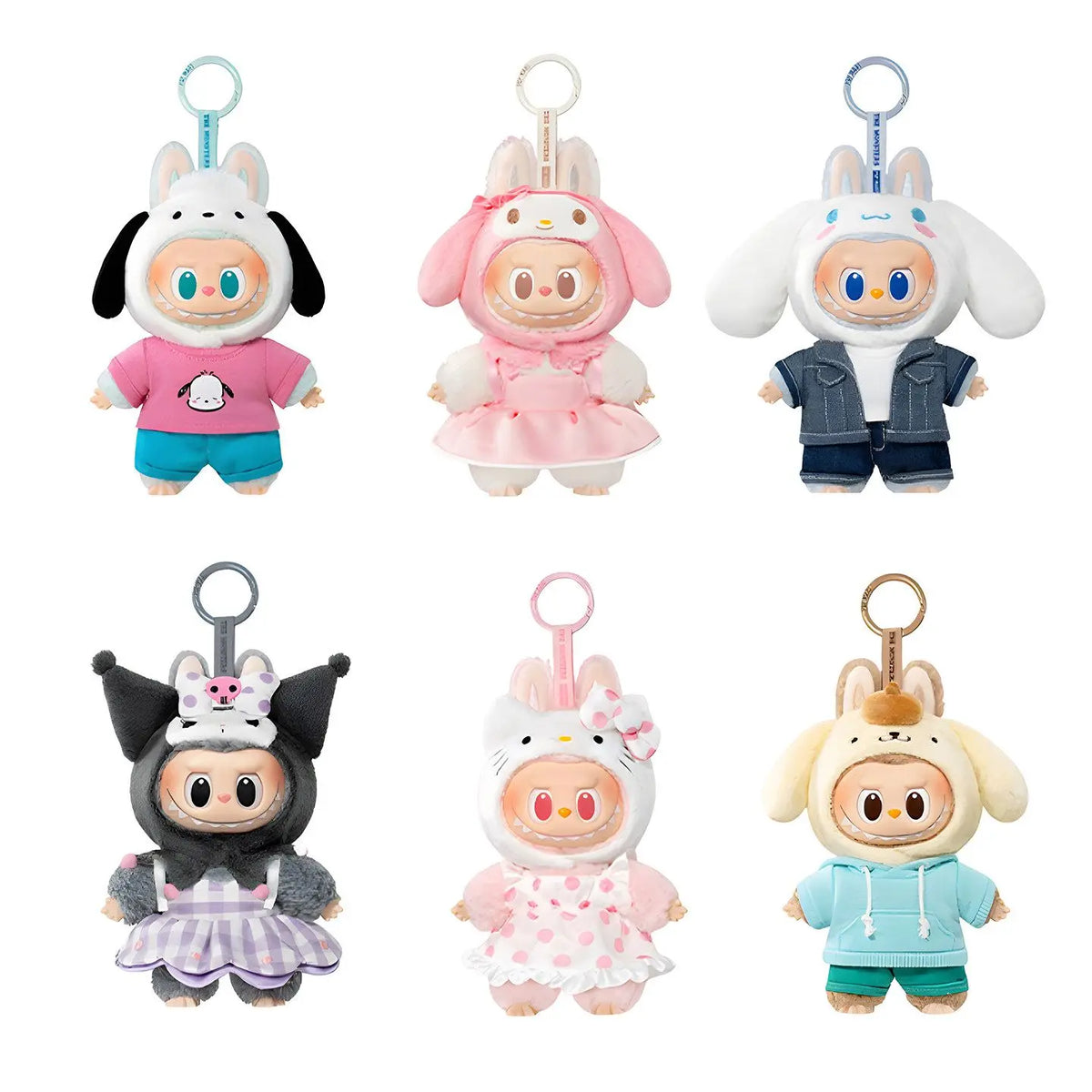 THE MONSTERS × Hello Kitty & Friends Vinyl Plush Pendant Blind Box (1 PC)