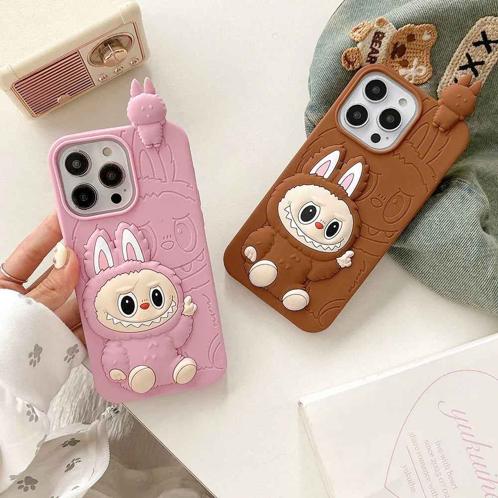 Labubu Pink iPhone Case - Protect your Device with Flair!